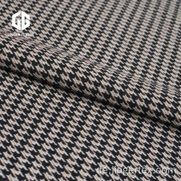 Cotton Houndstooth Jacquard Stoff für Kleidungszubehör